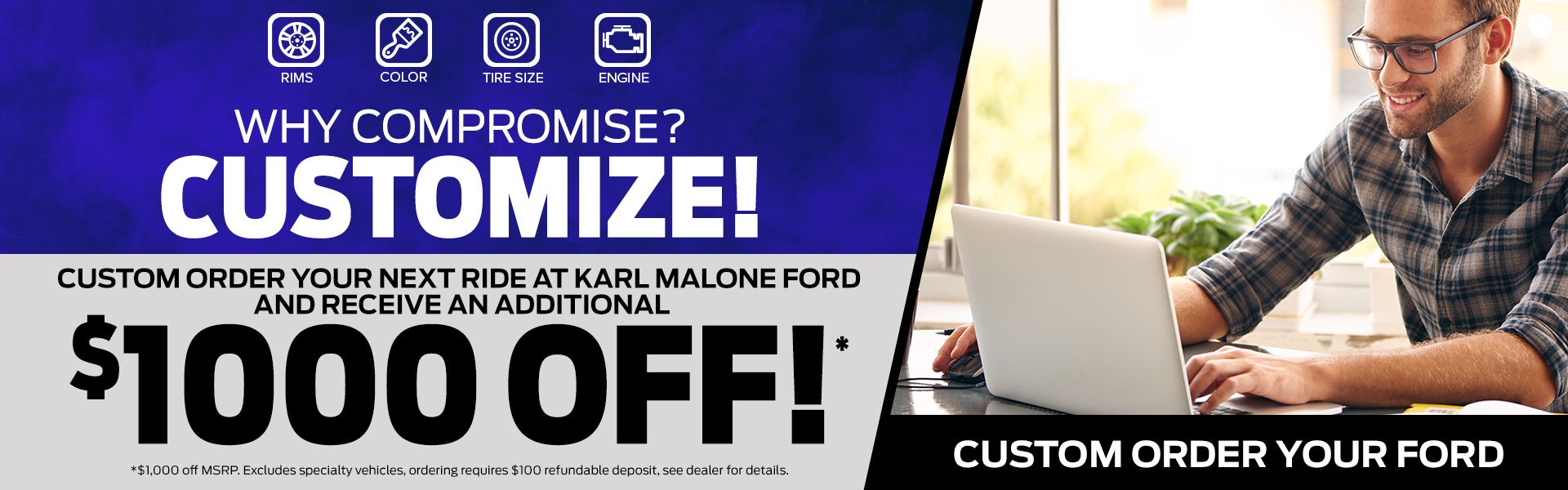 Custom Order at Karl Malone Ford